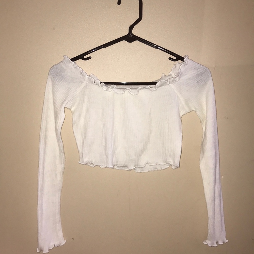 White Crop Top